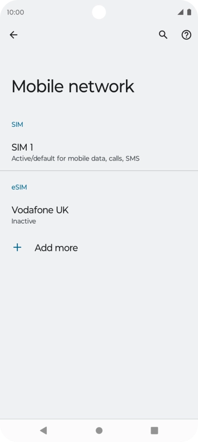 Press the Home key to return to the home screen.