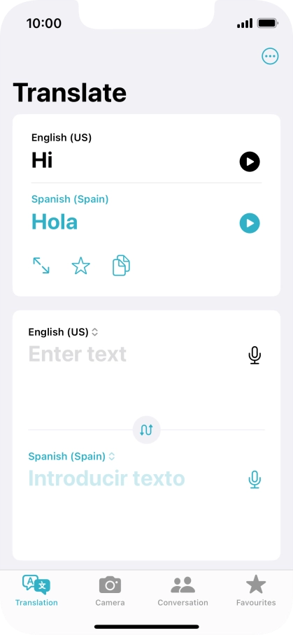 Press the full screen icon.