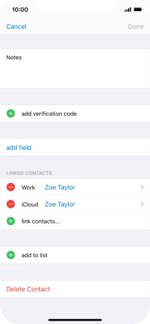 Press link contacts....