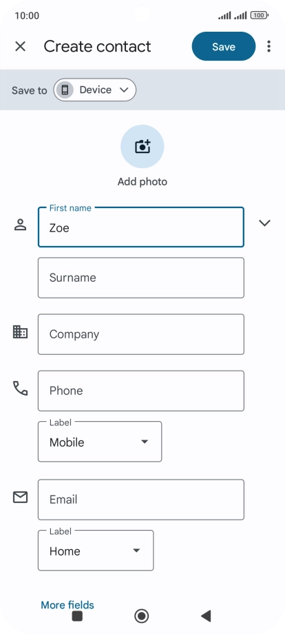 Press Surname and key in the required last name. Press Surname and key in the required last name.