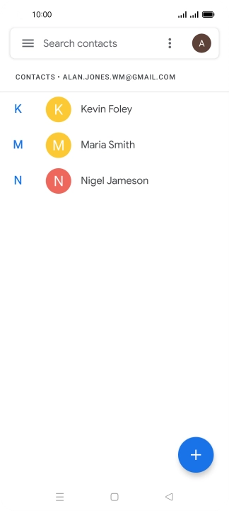 Press the Home key to return to the home screen.
