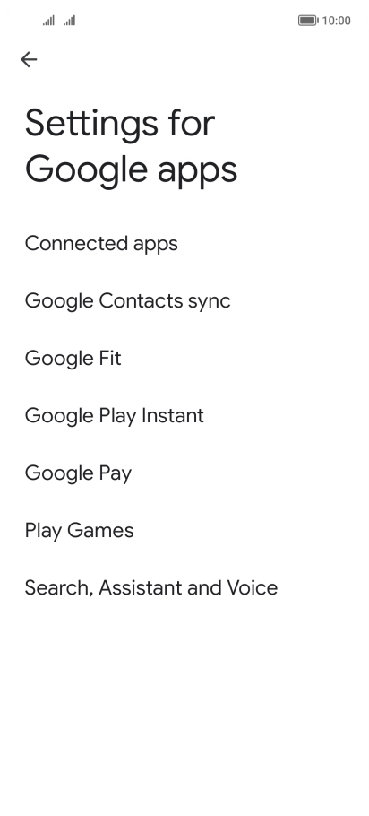 Press Search, Assistant and Voice.