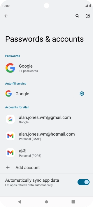 Press the Home key to return to the home screen. Press the Home key to return to the home screen.