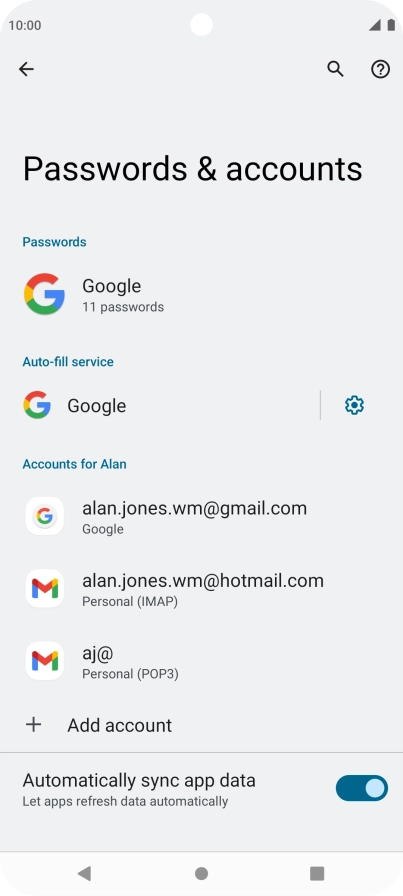 Press the Home key to return to the home screen. Press the Home key to return to the home screen.