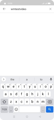 Key in the required search word and press the search icon.