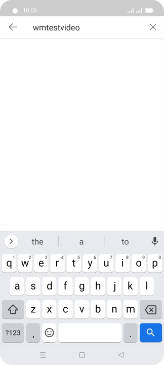 Key in the required search word and press the search icon.