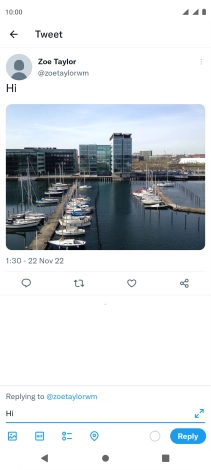 Write your reply and press Reply. Write your reply and press Reply.