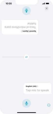 Press the end icon to end two-way view.
