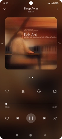 Press arrow right to go to the next audio file.