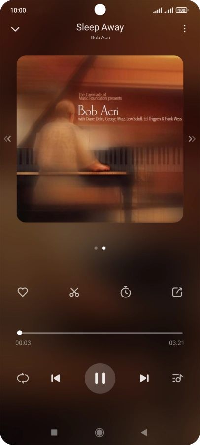 Press arrow right to go to the next audio file.