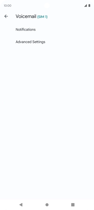Press Advanced Settings. Press Advanced Settings.