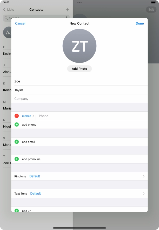 Press Phone and key in the required phone number. Press Phone and key in the required phone number.