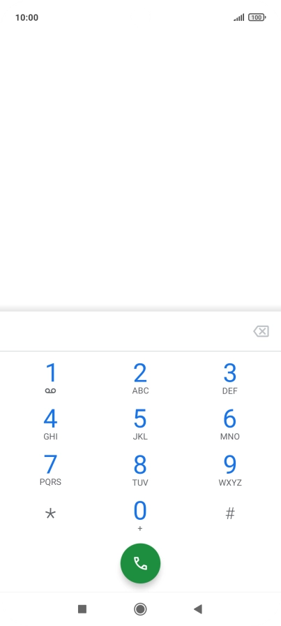Press the Home key to return to the home screen.