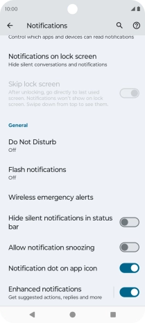 Press Do Not Disturb.