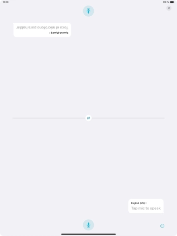 Press the end icon to end two-way view.