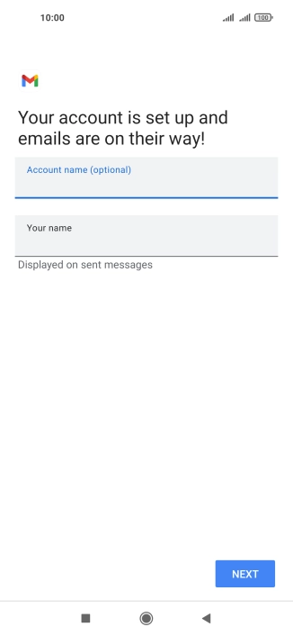 Press the field below 