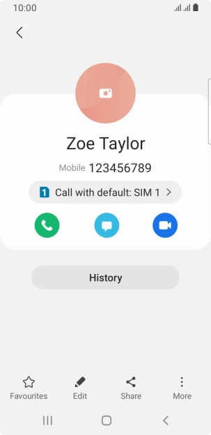 Press the Home key to return to the home screen.