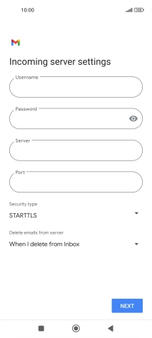 Press the field below 