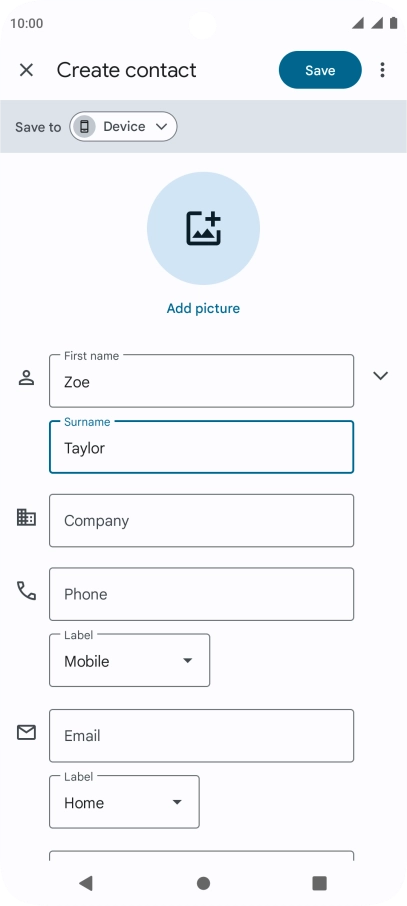 Press Phone and key in the phone number.