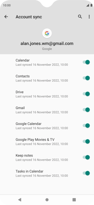 Press the Home key to return to the home screen.