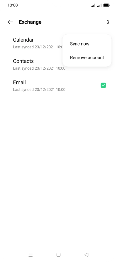 Press Remove account. Press Remove account.