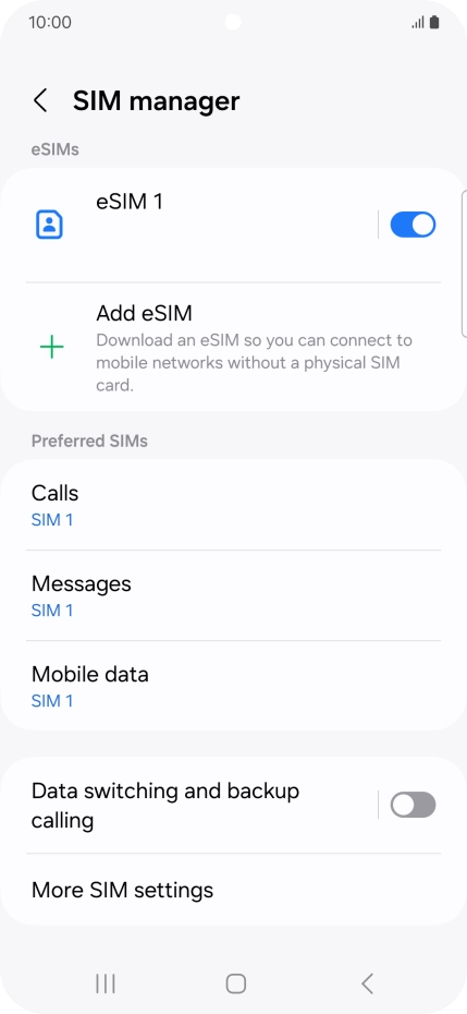 Press the Home key to return to the home screen.