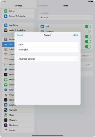 Press Advanced Settings. Press Advanced Settings.