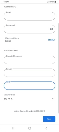 Press the drop down list below 