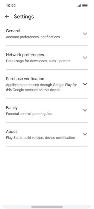 Press Network preferences.