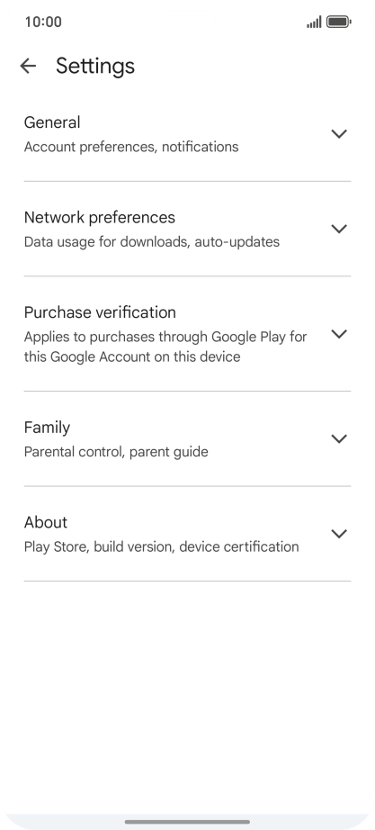 Press Network preferences.