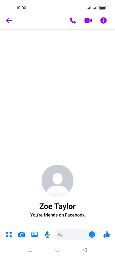 Press the text input field.