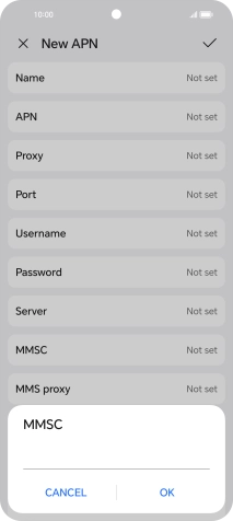 Key in http://mms.vodafone.co.uk/servlets/mms and press OK.