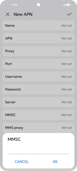 Key in http://mms.vodafone.co.uk/servlets/mms and press OK.