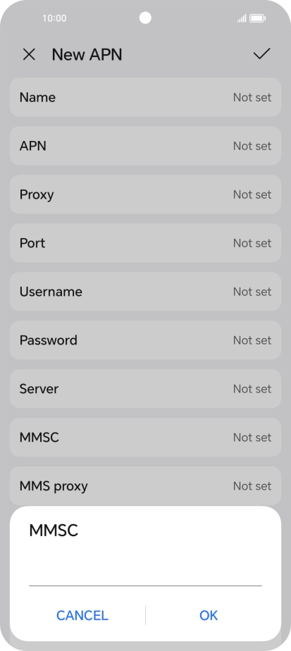 Key in http://mms.vodafone.co.uk/servlets/mms and press OK.