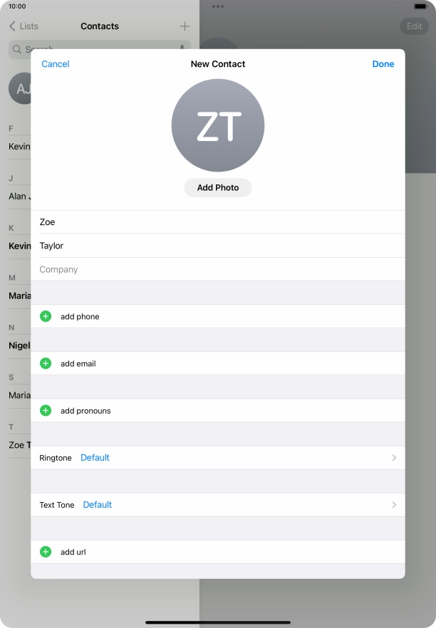 Press add phone. Press add phone.