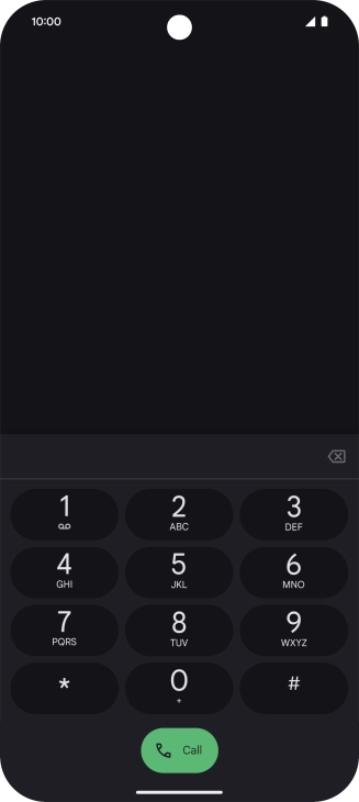Press and hold number key 1 to call voicemail. Follow the instructions to listen to your messages.