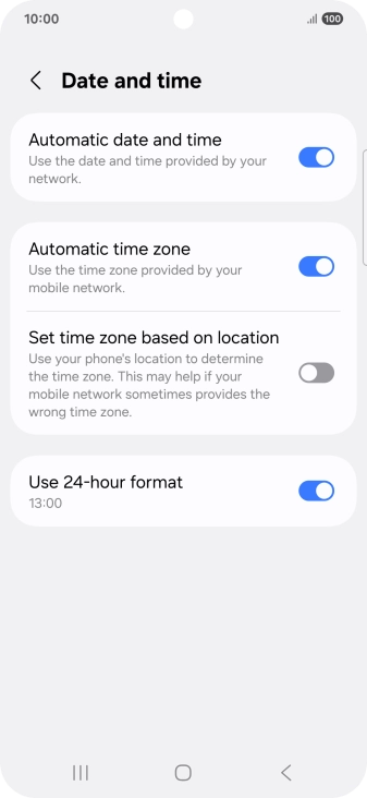 Press the Home key to return to the home screen.