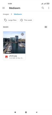 Press the required file.