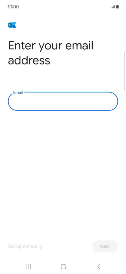 Press the field below 