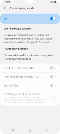 Press the Home key to return to the home screen.