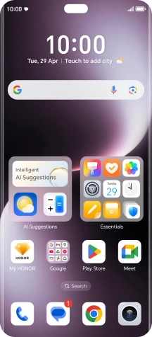 The text/picture message icon shows that you've received a new text or picture message.