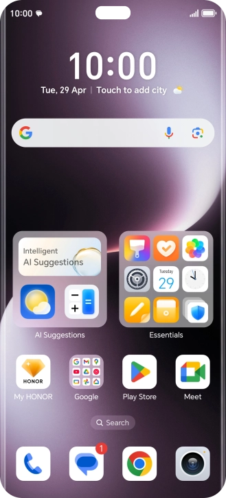 The text/picture message icon shows that you've received a new text or picture message.