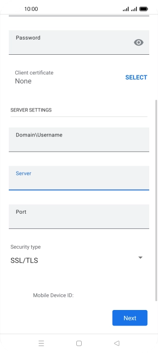 Press the field below Press the field below