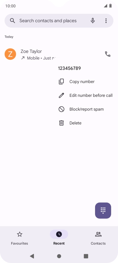 Press Block/report spam.
