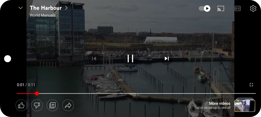 Press and hold the save icon.