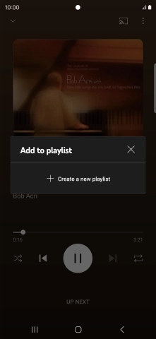 Press Create a new playlist.