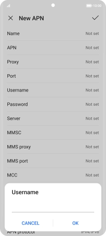 Key in wap and press OK.