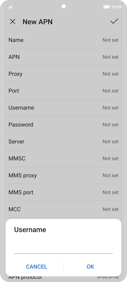 Key in wap and press OK.