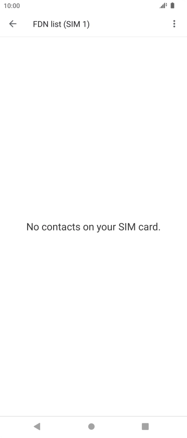 Press the menu icon.