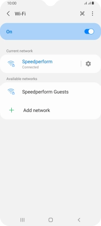 Press the Home key to return to the home screen.